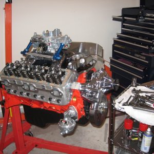 Media 'finishing engine build' in category 'C3 Corvettes (1968-1982)'