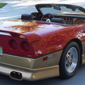 '87 Convertible - Rear